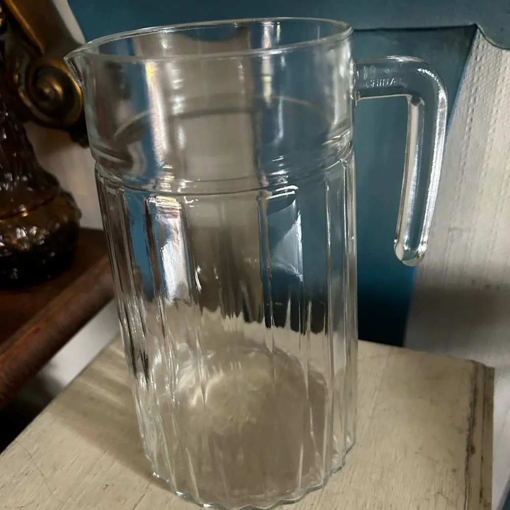 Vintage Glass Pitcher